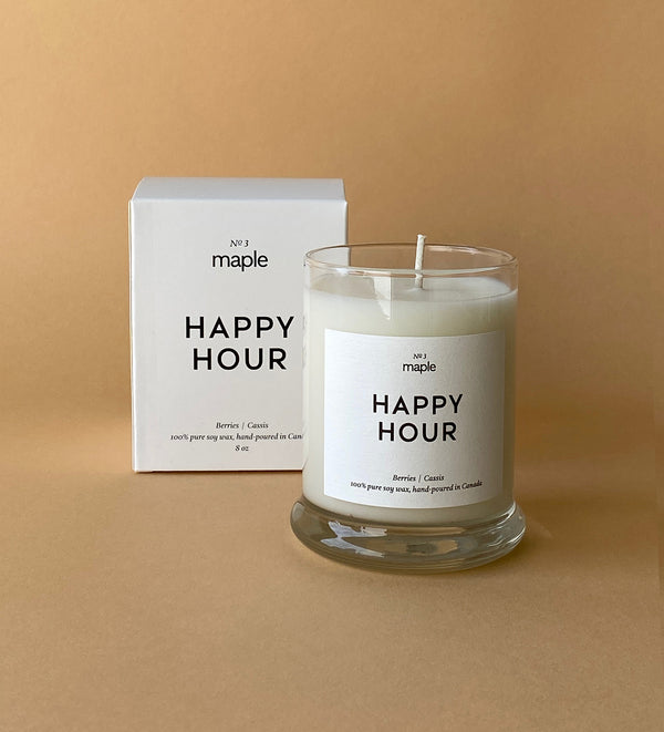 Maple No. 3, Happy Hour Scented Candle – 8 oz